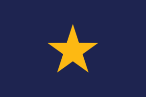 Quelpartia Star and blue flag.png