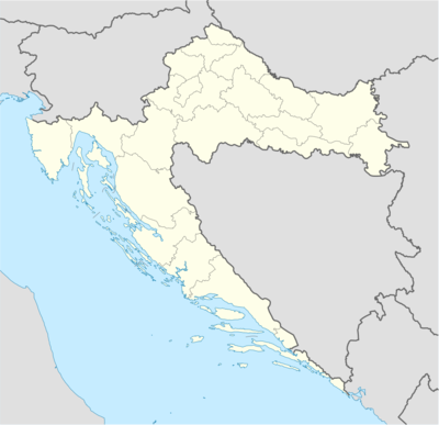 위치 지도 크로아티아