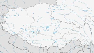 위치 지도 티베트