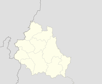 위치 지도 룩셈부르크 대공국