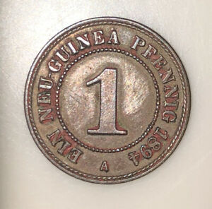파일:1 New Guinea Pfennig in 1894 back.jpg