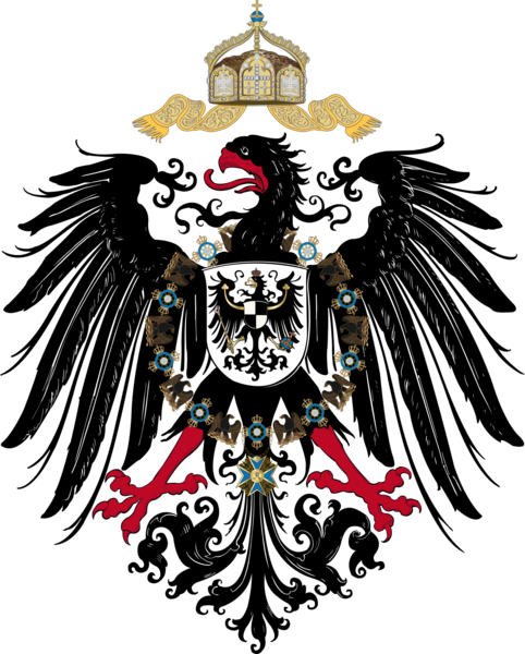 파일:독일 제국 국장 (푸른 오얏꽃2).png