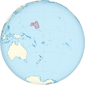 Marshall Islands on the globe (small islands magnified) (Polynesia centered).png