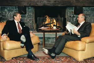 Reagan and Gorbachev hold discussions.jpg