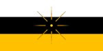 Flag of the Bundesrepublik Gaston - Buddenbrug world first type.png