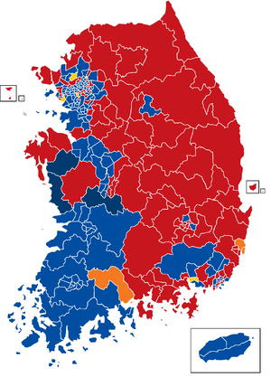 South Korean Legislative Election 2016 districts no llang.png