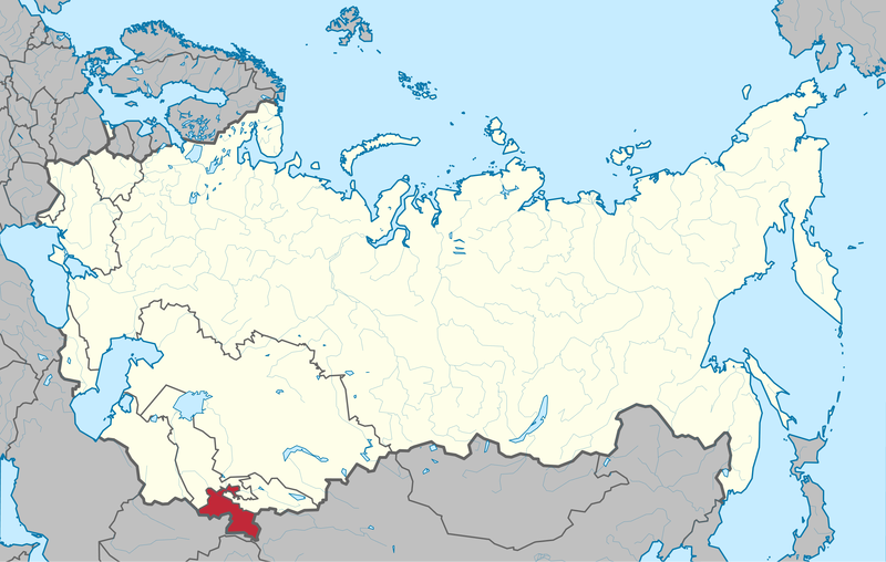파일:Locator Map of Tajik SSR in Soviet Union.png